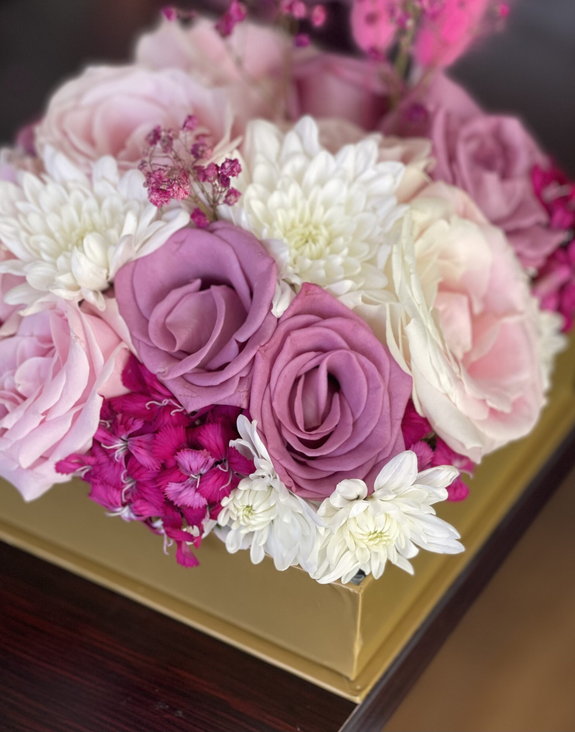 Pink Rose Box