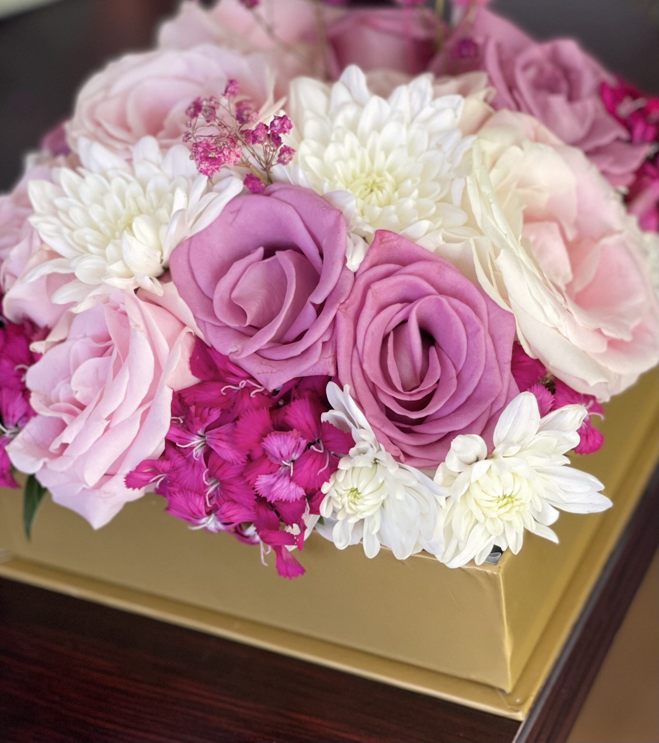 Pink Rose Box